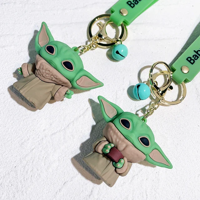 Baby Yoda Keychain with Bagcharm and Strap (STAR WARS KEYCHAIN) - Image 5