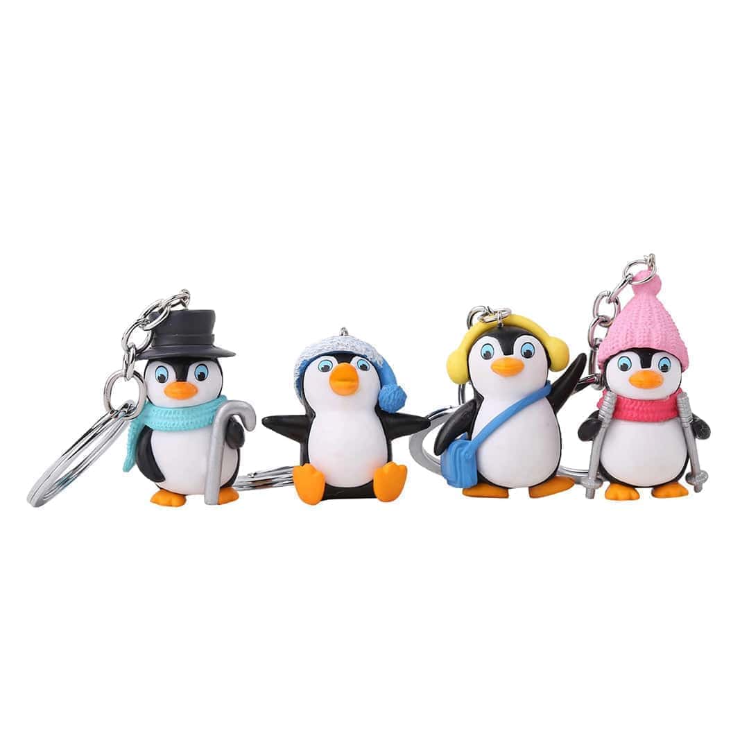 Cute Penguin Bird 3D Keychain: A Charming Companion [Pack of 2] - Image 7