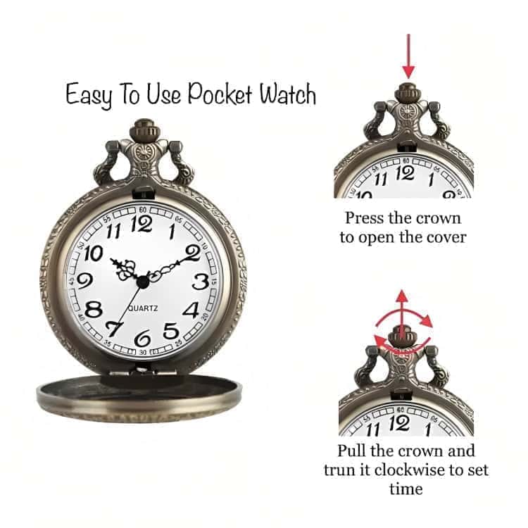 Vintage Octopus Antique Pocket Watch Keychain: Dive into Maritime Mystery - Image 5